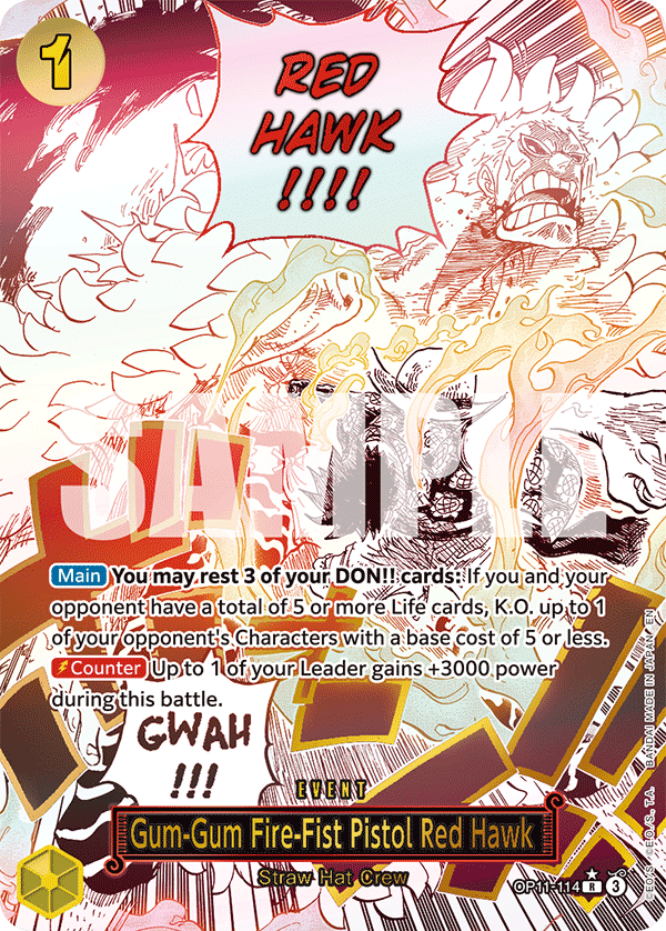 Gum-Gum Fire-Fist Pistol Red Hawk